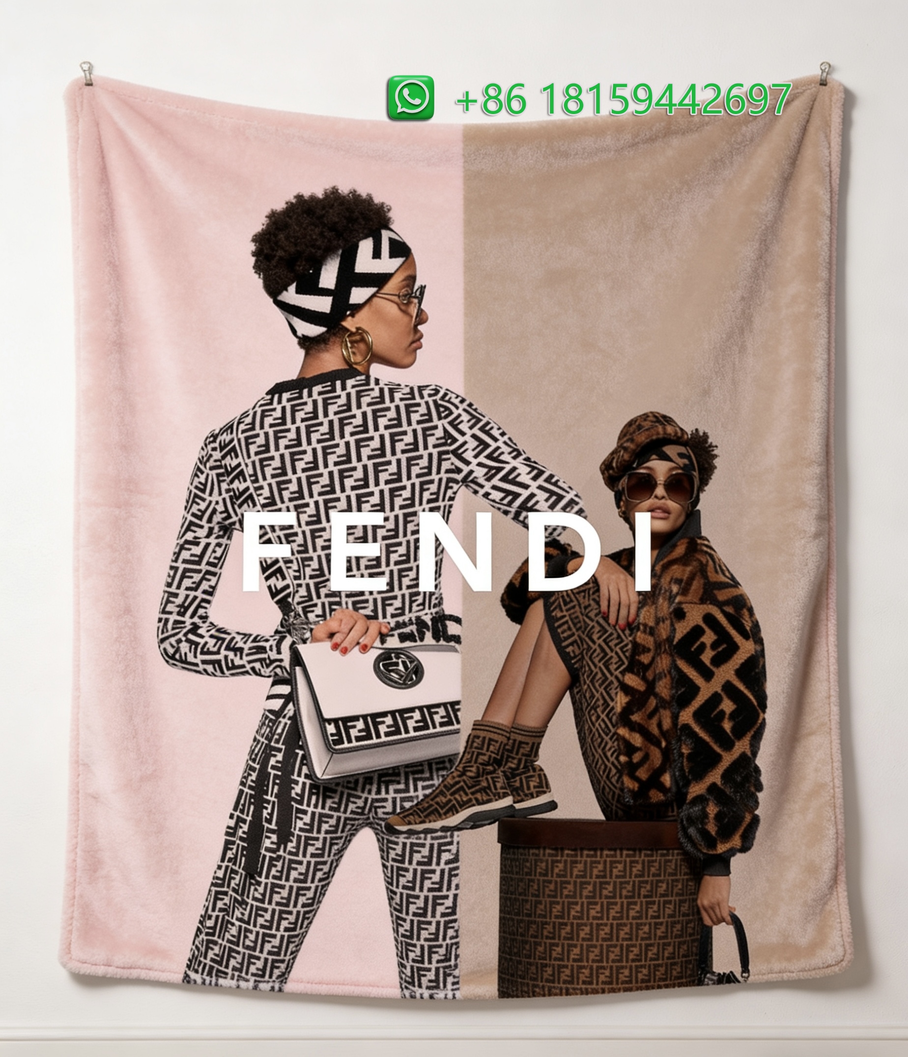 Fendi Throw Blankets